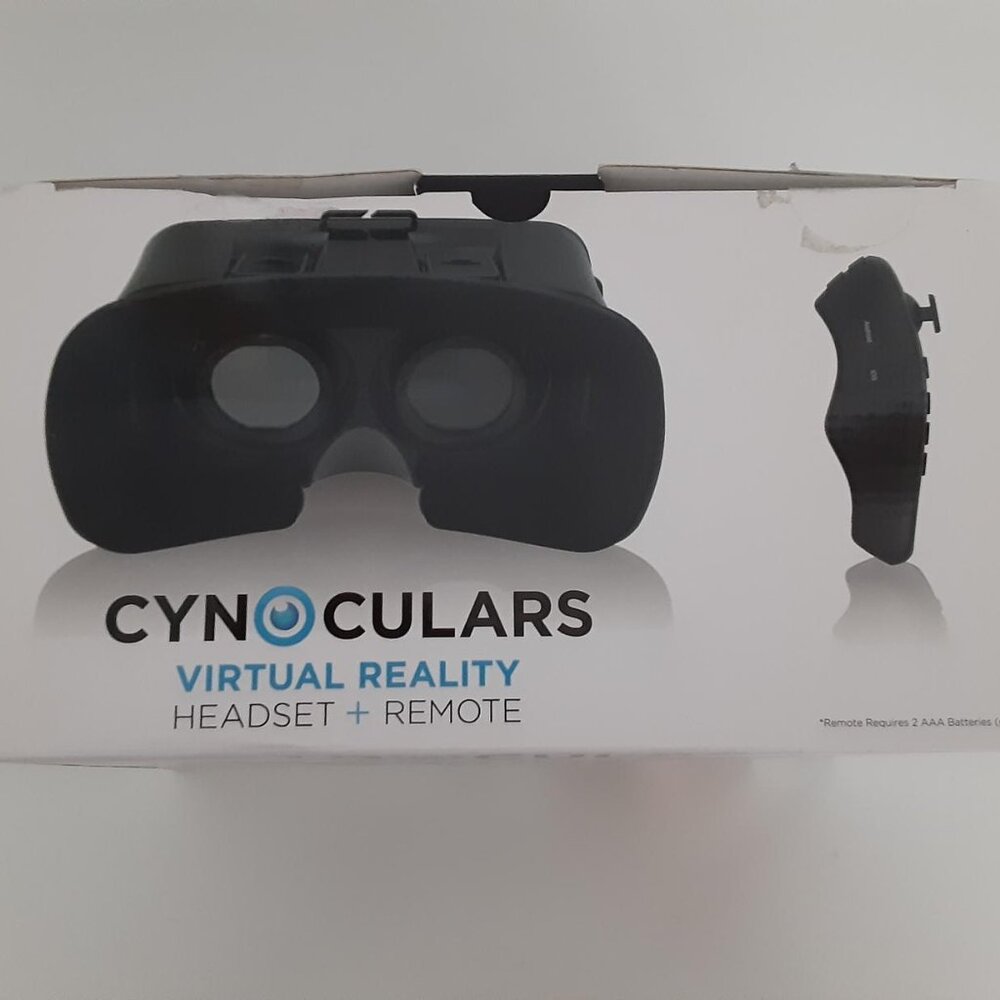 CYNOCULARS Virtual Reality Headset & Remote - NEW - Picture 2 of 7